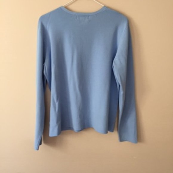 WORTHINGTON WOMEN SWEATER. SIZE X-LARGE. COLOR BLUE - Picture 2 of 3
